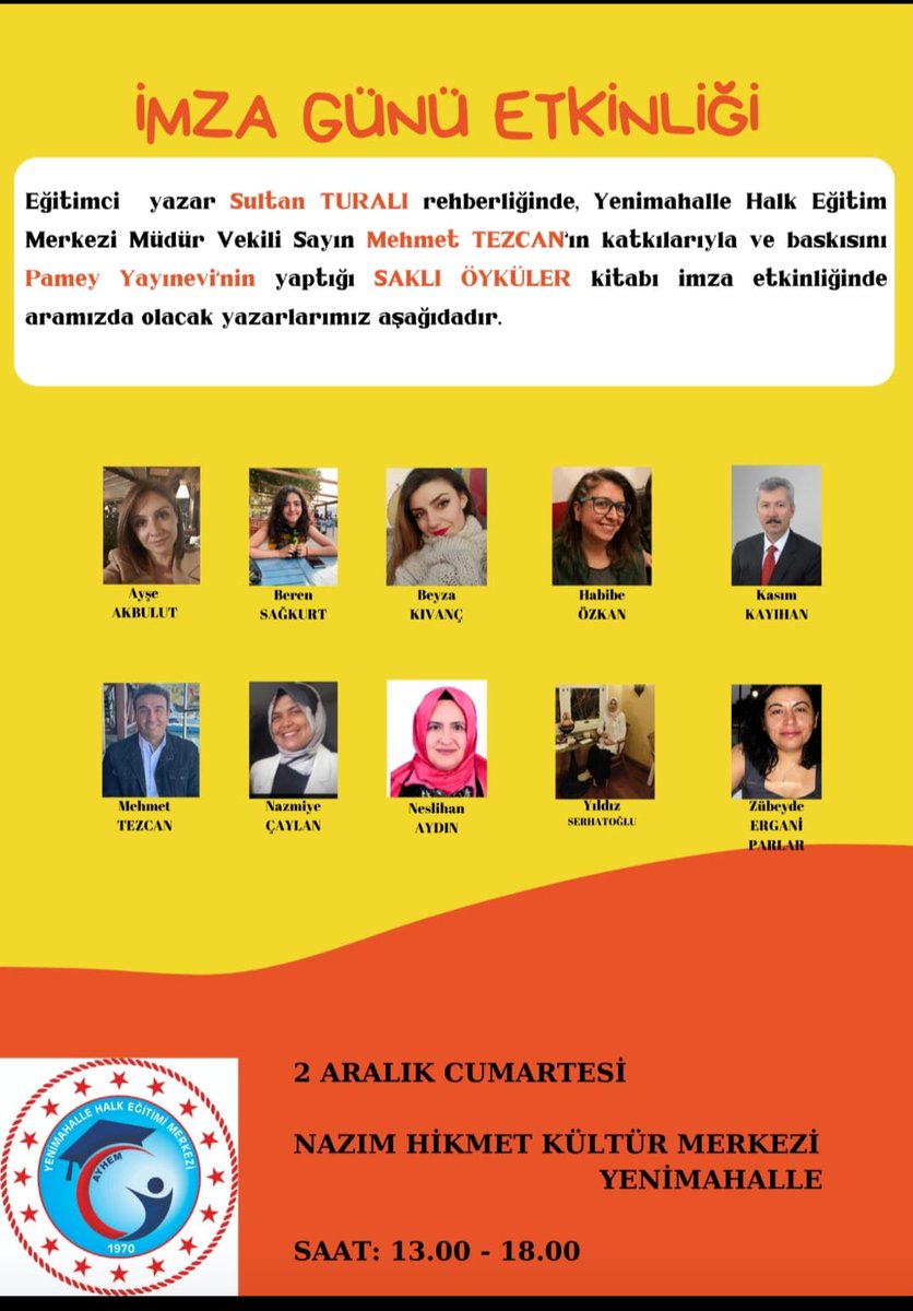 eminturali06's tweet photo. İMZA GÜNÜ ETKİNLİĞİNE DAVETLİSİNİZ https://t.co/G47774pLY3