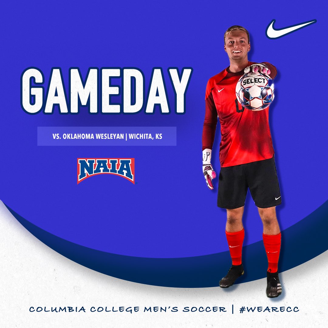 ColumbiaCougars's tweet photo. ⚽️  The Cougars take on the Eagles today in the Round of 16 in the NAIA National Tournament! 

🆚: #7 Oklahoma Wesleyan
⌚️: 1:00PM
🏟️: Wichita, Kan.
📈: https://t.co/xydHERZnZi

#WeAreCC #BattleForTheRedBanner https://t.co/8rVuao03bz