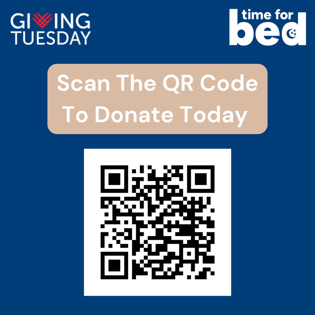 timeforbeduk's tweet image. Together We Give...

Today is Giving Tuesday 🤗

For every £1,750, we can provide 10 children with a single bed bundle 🛏️

Scan the QR Code to donate today ⭐

#timeforbed #givingtuesday #merseyside