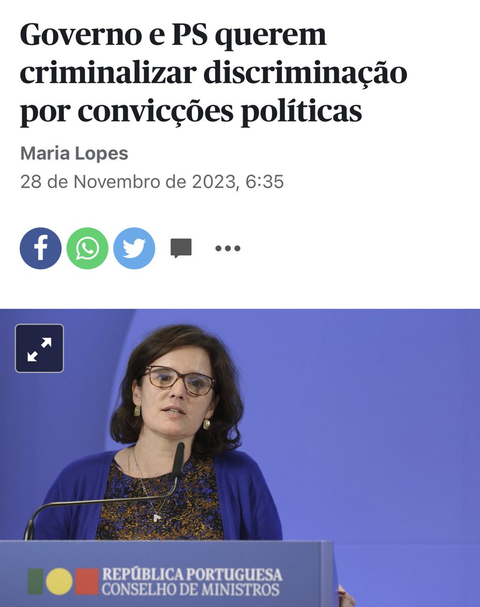 O que o Partido Socialista quer é controlar e manietar à sua vontade as pessoas, os opositores políticos e a comunicação social. Só numa ditadura é que comportamentos destes têm lugar! Não iremos permitir! 😡 #CHEGA