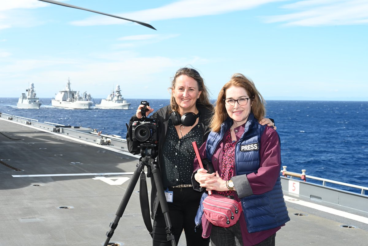 Kaija Larke (@kaijalarke) on Twitter photo Delighted This Media Larke supported <a href="/NATO_MARCOM/">NATO Maritime Command</a> on Ex Dynamic Mariner in the Med. Providing Media Simulation & Training to personnel from 14 nations, filming from helos and living in a top bunk on an Italian aircraft carrier alongside <a href="/sarahlockett/">Sarah Lockett</a> What a way to make a living! Delighted This Media Larke supported <a href="/NATO_MARCOM/">NATO Maritime Command</a> on Ex Dynamic Mariner in the Med. Providing Media Simulation & Training to personnel from 14 nations, filming from helos and living in a top bunk on an Italian aircraft carrier alongside <a href="/sarahlockett/">Sarah Lockett</a> What a way to make a living!