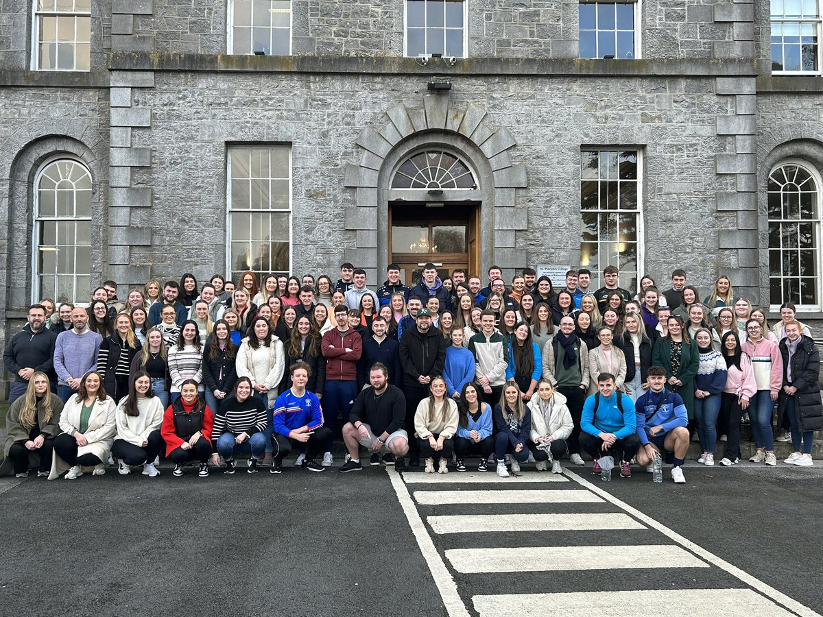 MICThurles's tweet photo. Our Fourth Years gathered for their class photo today! They’re just about finished the semester and will be heading out on school placement after Christmas. What a great bunch they are and best of luck to them all 😊 https://t.co/mTsr2Hy85M