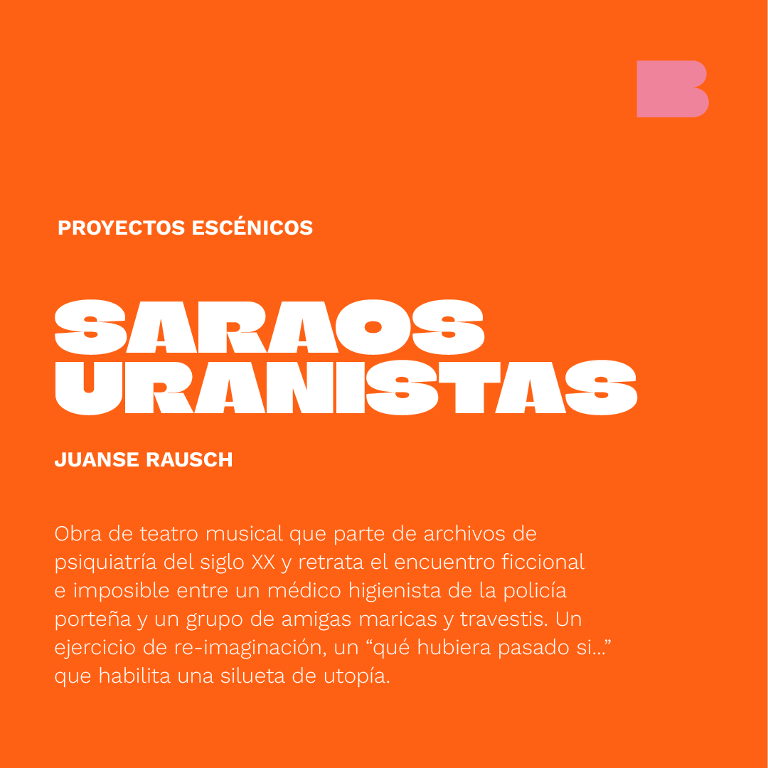 Estxs son lxs ganadores de las Convocatorias Especiales 💥

Juanse Rausch (Bs. As. 1998) Lic. en Dirección Escénica, cursa Dirección Escénica de Ópera en el Teatro Colón y es uno de lxs 7 ganadorxs de Proyectos Escénicos con Saraos Uranistas

¡Felicitaciones! 🎭 #LaBienal10Años