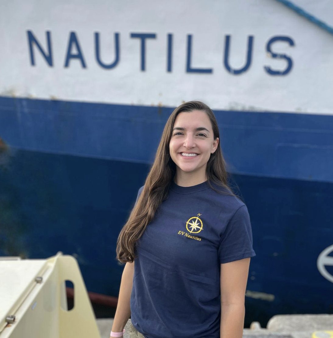 EVNautilus's tweet image. Today&apos;s #InstagramTakeover comes from #seafloormapping #intern Gabriela Espino. A #graduatestudent at the University of Rhode Island online Master of Oceanography program, Gabriela studied oceanography and meteorology at the U.S. Naval Academy. @urigso @NavalAcademy