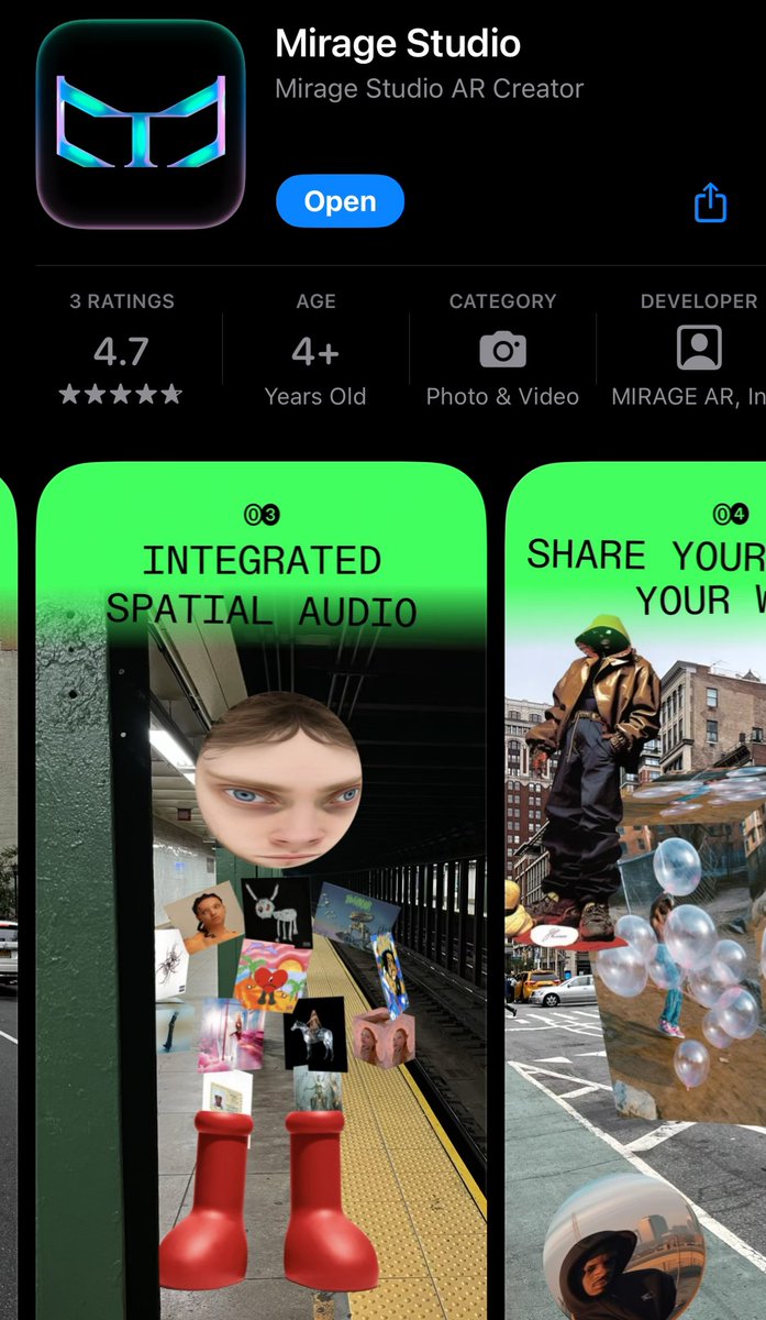 yazzjansen's tweet photo. babe wake up mirage studio just dropped on the App Store https://t.co/UJ1N3WE0Y4