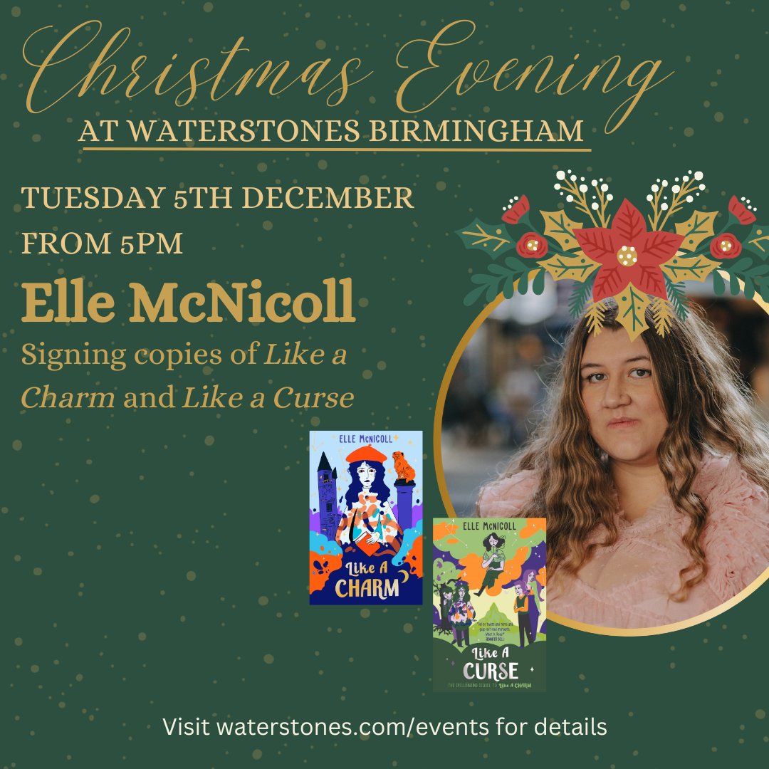 ed_pr's tweet photo. 📍At @BhamWaterstones from 5pm meet @BooksandChokers to get signed copies of #LikeACharm and #LikeACurse ✨ https://t.co/Qm0ejv9y11