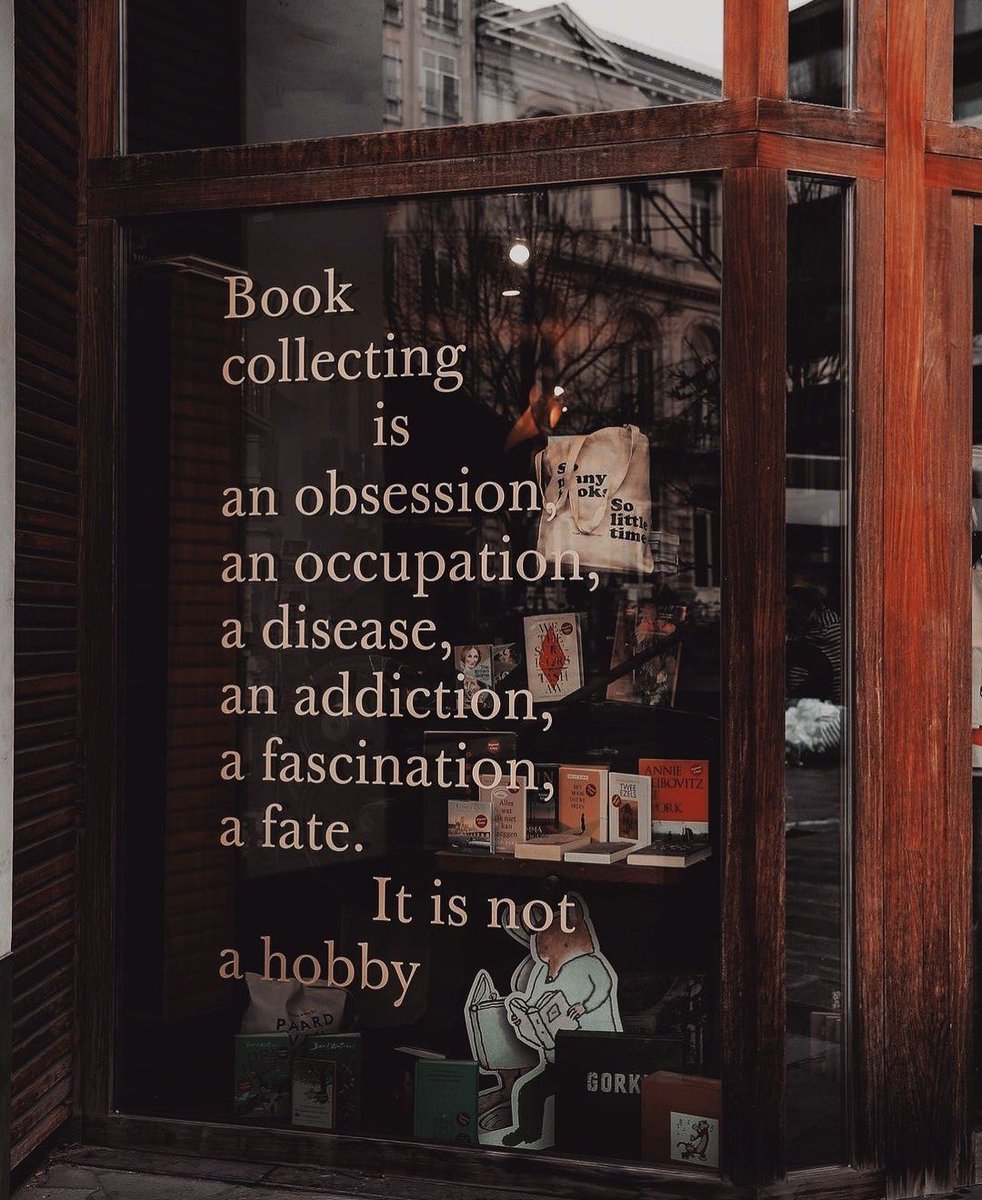 Kitap toplamak bir saplantı, uğraşı, hastalık, bağımlılık, büyülenme, kaçınılmaz sondur. Hobi değildir.