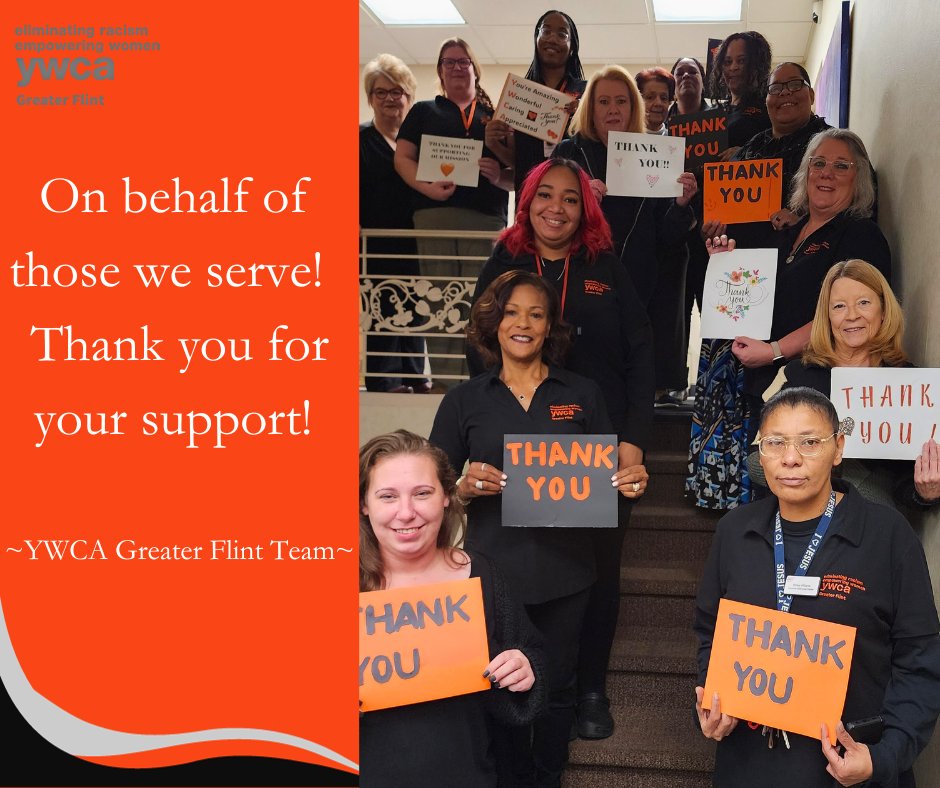 #Givingtuesday is only one day a year, but EVERYDAY, we help victims of domestic violence and/or sexual assault who desperately need us.  Your support makes that possible, visit ywcaflint.org/donate today to make a difference.
