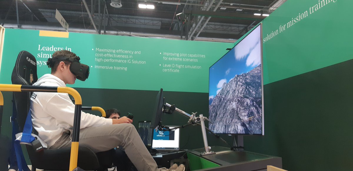 IndraCompany's tweet photo. 🚁@europeanrotors has already started in Madrid! These days we are showcasing the cutting-edge world of helicopter simulation
📍Find us at booth #1322, Hall 9, where you can try our most advanced simulation technology with the Nexus platform helicopter simulator
#EuropeanRotors23 https://t.co/EME2UUptAn