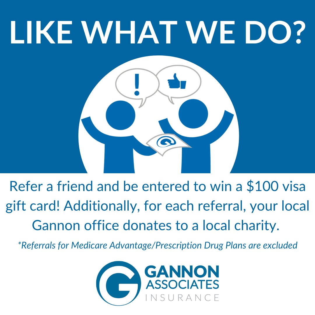 Gannon_Ins's tweet photo. November is a great time to focus on all that you are thankful for and we are thankful for you! We do what we do everyday for our amazing customers. Help us spread the love and refer a friend! https://t.co/GiVEPC6LlL