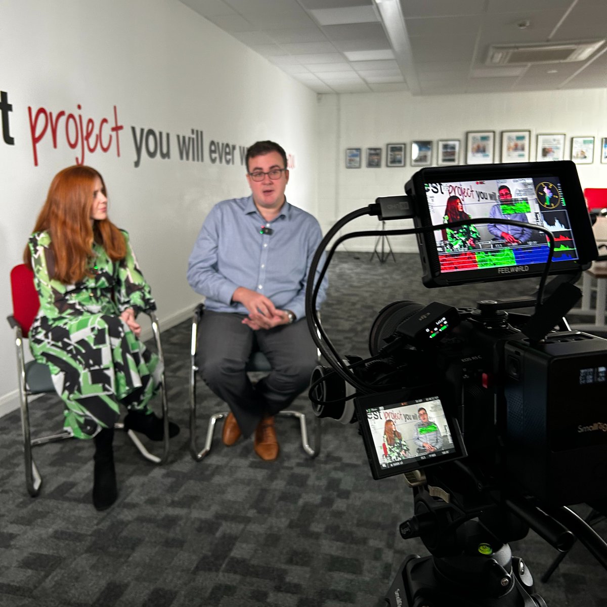 Agency53's tweet photo. A little Throwback to our Marketing &amp; Sales Manager Jamie helping create some promotional material for the Maddie Rose Campaign!

He's been travelling up and down the country to meet all the amazing people who have contributed to this amazing cause!

#agency53 #maddierosecampaign https://t.co/5GjOwX7vYy