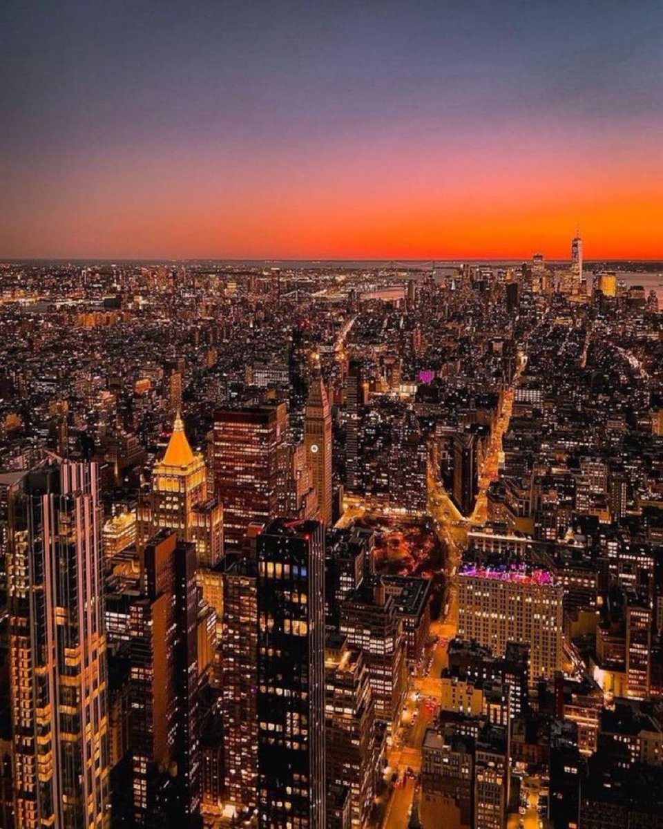 Sunset in New York