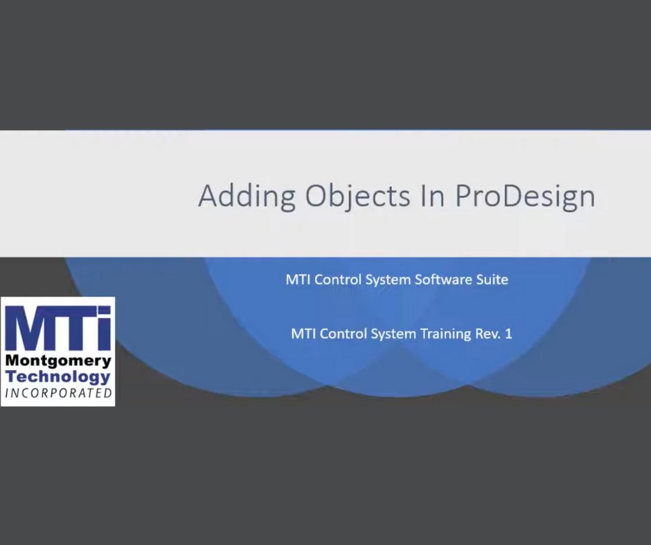 mtisecurity's tweet photo. On this episode of Training Tuesday, we look at how to add objects to an HMI screen in MTI ProDesign. To learn more, watch this video: https://t.co/eEfV7tob56 https://t.co/byp1fEcot5