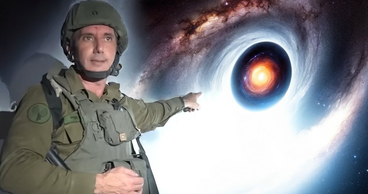BenShapiro_IL's tweet photo. @IsraelDefenseF 

IDF intelligence dropping a bombshell, folks. Brace yourselves: a sophisticated Hamas tunnel network found in a supermassive black hole. Even in the cosmic abyss, the fight continues. Facts don't take a space break. #IDFIntel #CosmicConflict