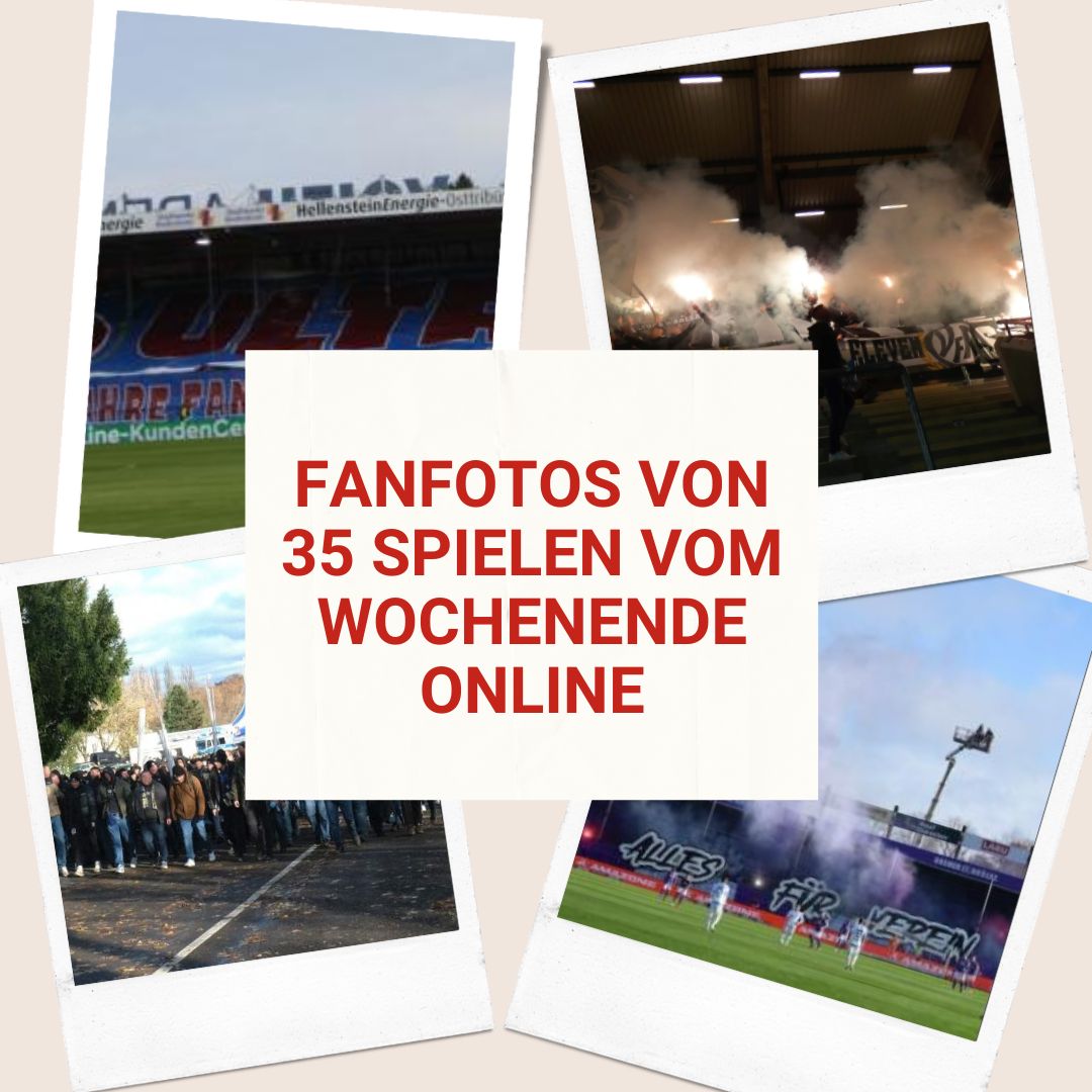 FasziFankurve's tweet photo. Auch heute haben wir nochmal zahlreiche Fanfotos des aktuellen Spieltags für euch hochgeladen. Damit sind jetzt Bilder von 35 Partien online: #FCHBOC #VSGFCC #OFCVfR #OSNFCM #RWOSCP #TuSSVK #SGFWIE https://t.co/YnySRCRByu https://t.co/gWR5GrN6SY