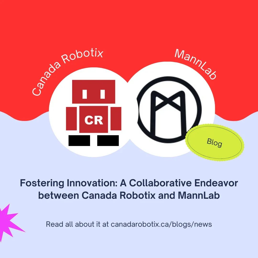 CanadaRobotix's tweet photo. Bridging Academia and Industry: The Canada Robotix &amp; MannLab Partnership ✨

🌟 Read the Full Story: Dive into our blog to uncover the inspiring conversations that led to this synergy of minds. Link in bio! 👆 https://t.co/Eiy8LeLX8Q