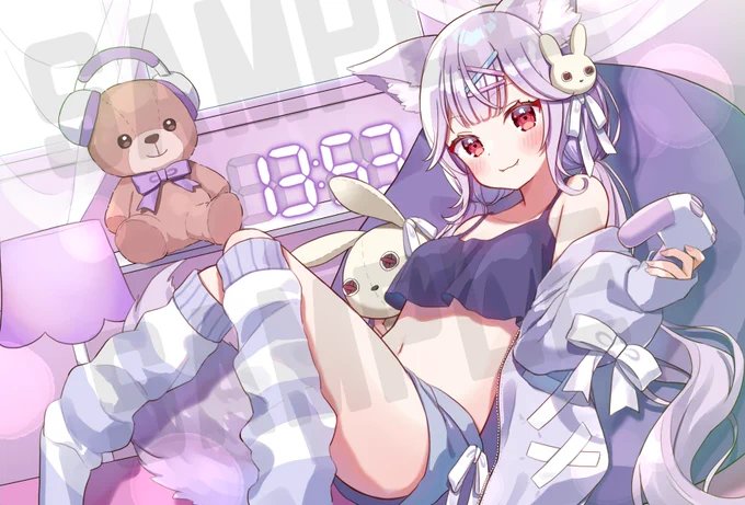 VTuberのルプス・フィーネ様 ()の誕生日記念イラスト描かせていただきました! #フィーネの旅行記