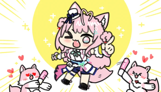 (ノ>ω<)ノ~~~~~#こよりすけっち #博衣こより2周年ライブ 