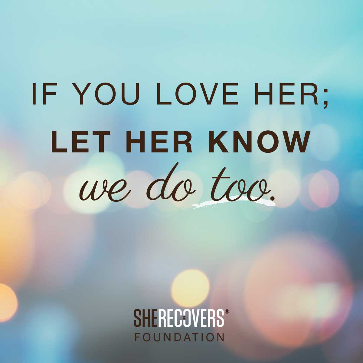 SHE RECOVERS ® Foundation tweet media