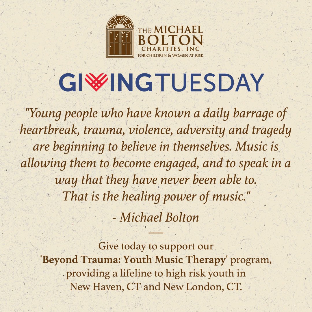 Give today to support our 'Beyond Trauma: Youth Music Therapy' program, providing a lifeline to high risk youth in New Haven, CT and New Long, CT. facebook.com/donate/1405505…