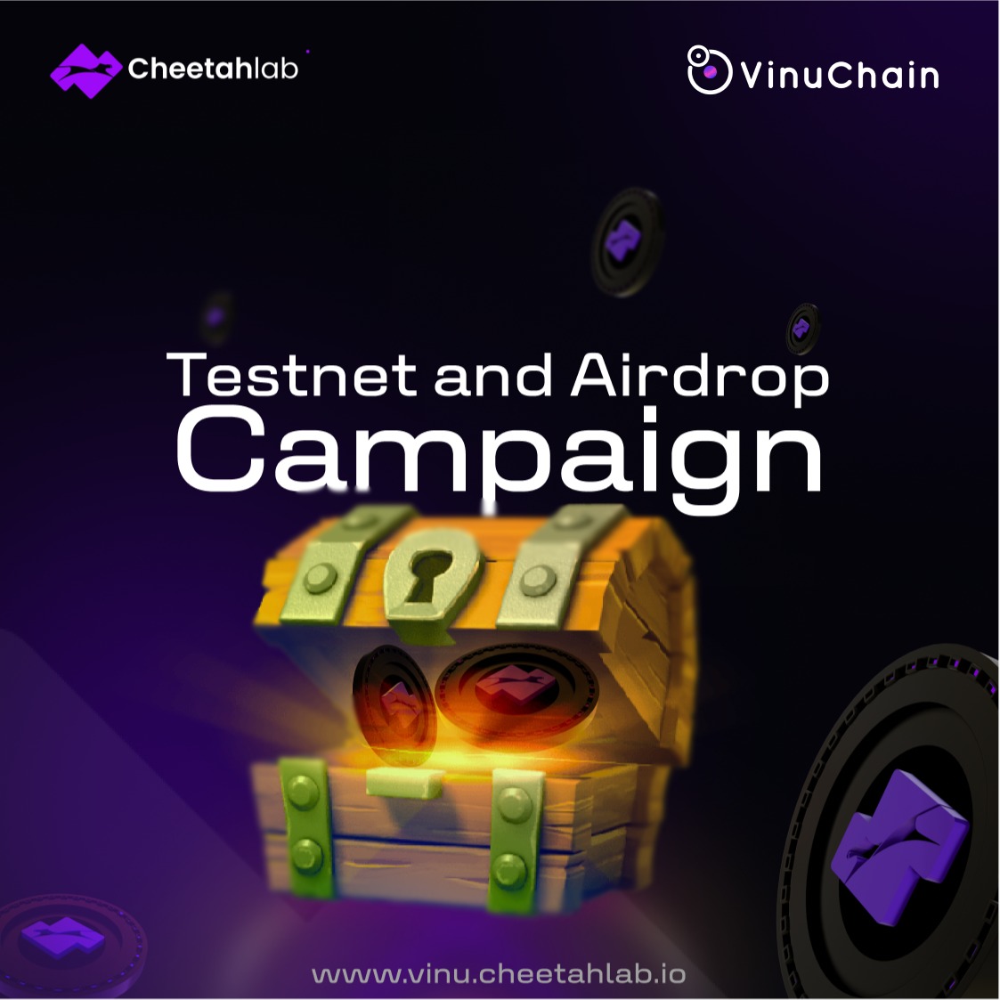 CheetahlabsHq's tweet photo. 💫Big News🚀✨

💥🥳We are excited to finally unveil our airdrop and public testnet launch on @VinuChain

Welcome to the deep liquidity market!!✨️🚀
💢Join Zealy campaign
https://t.co/4LzlFh5aYg
Test Dex: https://t.co/YZaLuzVKsP
Drop @VinuChain wallet address in CS

LFG!!🚀💥 https://t.co/u0itgKPkTl