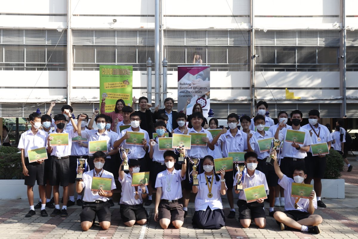 CodeMonkeySTU's tweet image. 🏆 mangoSTEEMS Thailand hosted a CodeMonkey competition! Great job everyone 🙌
Students and staff were from the Demonstration School of Nakhon Pathom Rajabhat University
.
#mangoSTEEMS #codingthailand #CodingCompetitions #CodingforKids #computerscience @mangosteems_th