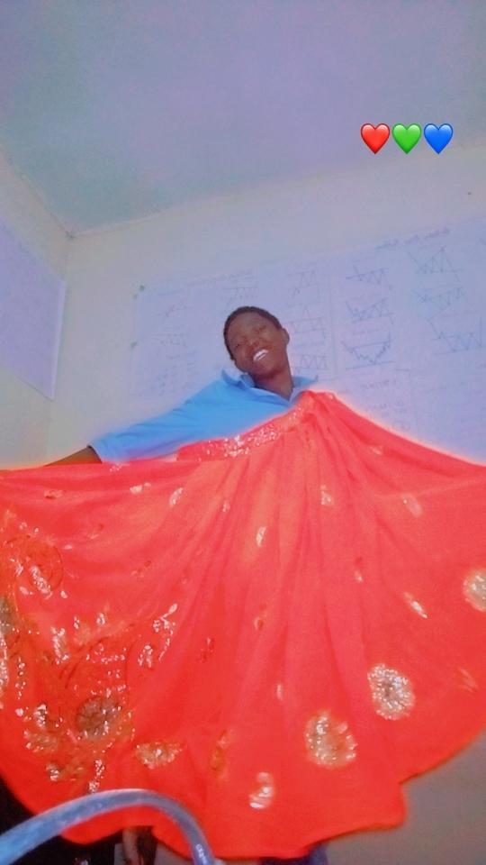 Me in my mum's skirt 😂😂 #DresslikeCCBU #RefreshUG #Realmagic #CCBU
