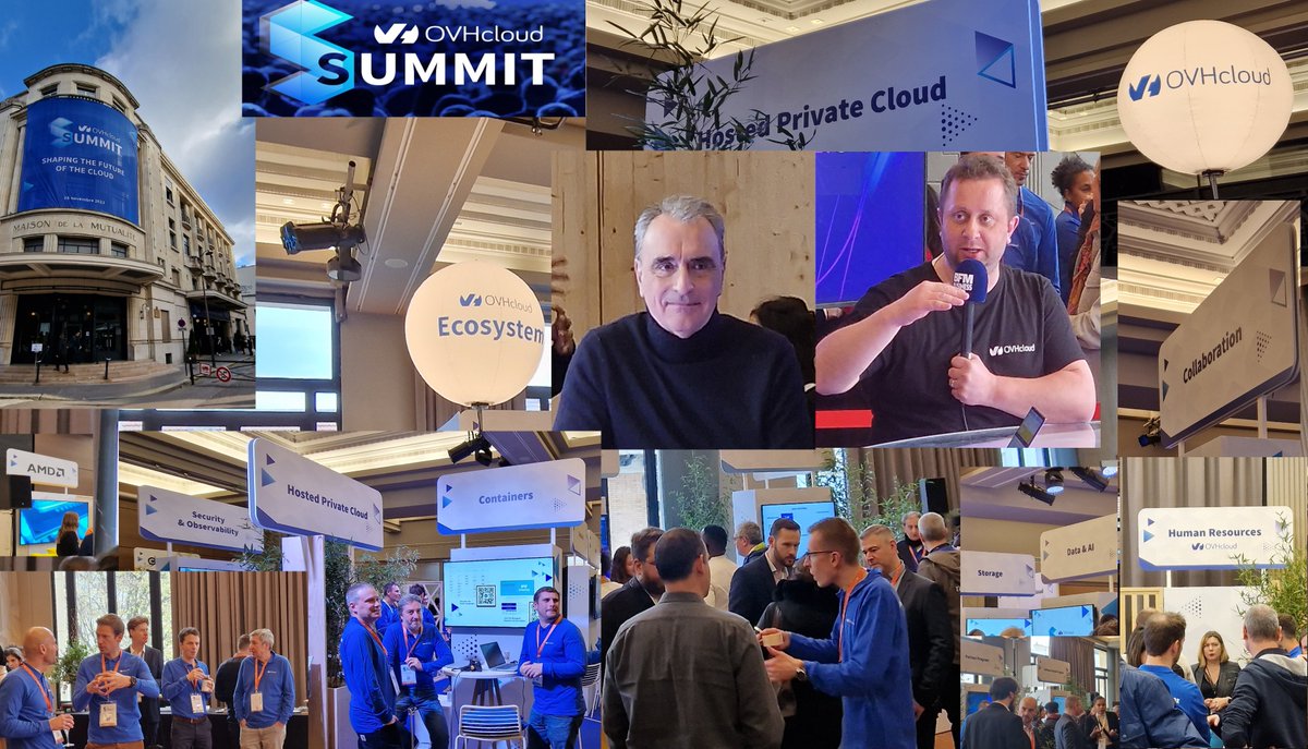 ymagnan's tweet photo. #Paris, today ... Comme chaque année  ... "cela va ...." :) @michel_paulin  Paulin @OVHcloud  @olesovhcom Octave Klaba, Plaisir de retrouver toutes les équipes OVH. https://t.co/tOjScPFvg0 https://t.co/EmpYplA9FY