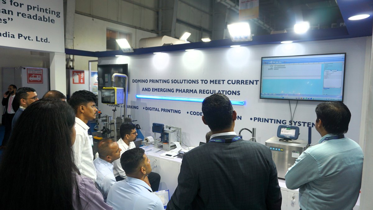 DominoIndia's tweet image. Day 1 at #PMEC2023 has been a fabulous. If you haven't visited us yet, we look forward to seeing you in the next couple of days at Domino Stall A48, Hall 14 at India Expo Mart, Greater Noida.
👉 Know more: tinyurl.com/bd22299y
#PMEC #CodingAndMarking #Manufacturers