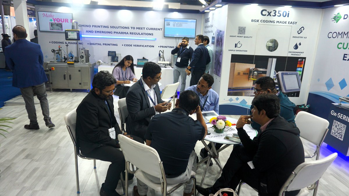 DominoIndia's tweet image. Day 1 at #PMEC2023 has been a fabulous. If you haven't visited us yet, we look forward to seeing you in the next couple of days at Domino Stall A48, Hall 14 at India Expo Mart, Greater Noida.
👉 Know more: tinyurl.com/bd22299y
#PMEC #CodingAndMarking #Manufacturers