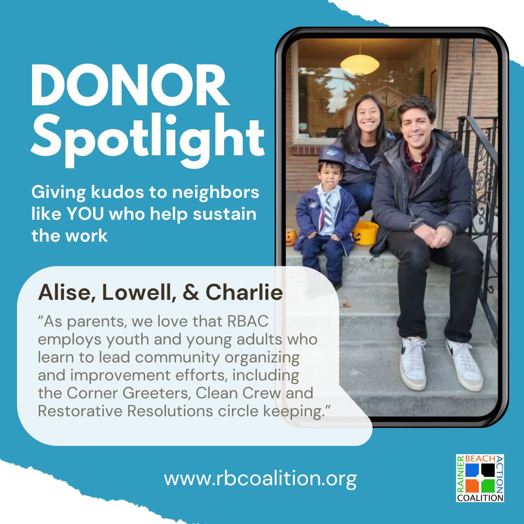 rainierbeach's tweet photo. Today we're shining a light on Alise &amp; her wonderful fam, who've been dedicated monthly supporters since 2020!! 

Click the link to make a one-time contribution, OR sign up to give monthly like Alise! 

https://t.co/OtHZjZa5q9 https://t.co/dsD20NcVyQ