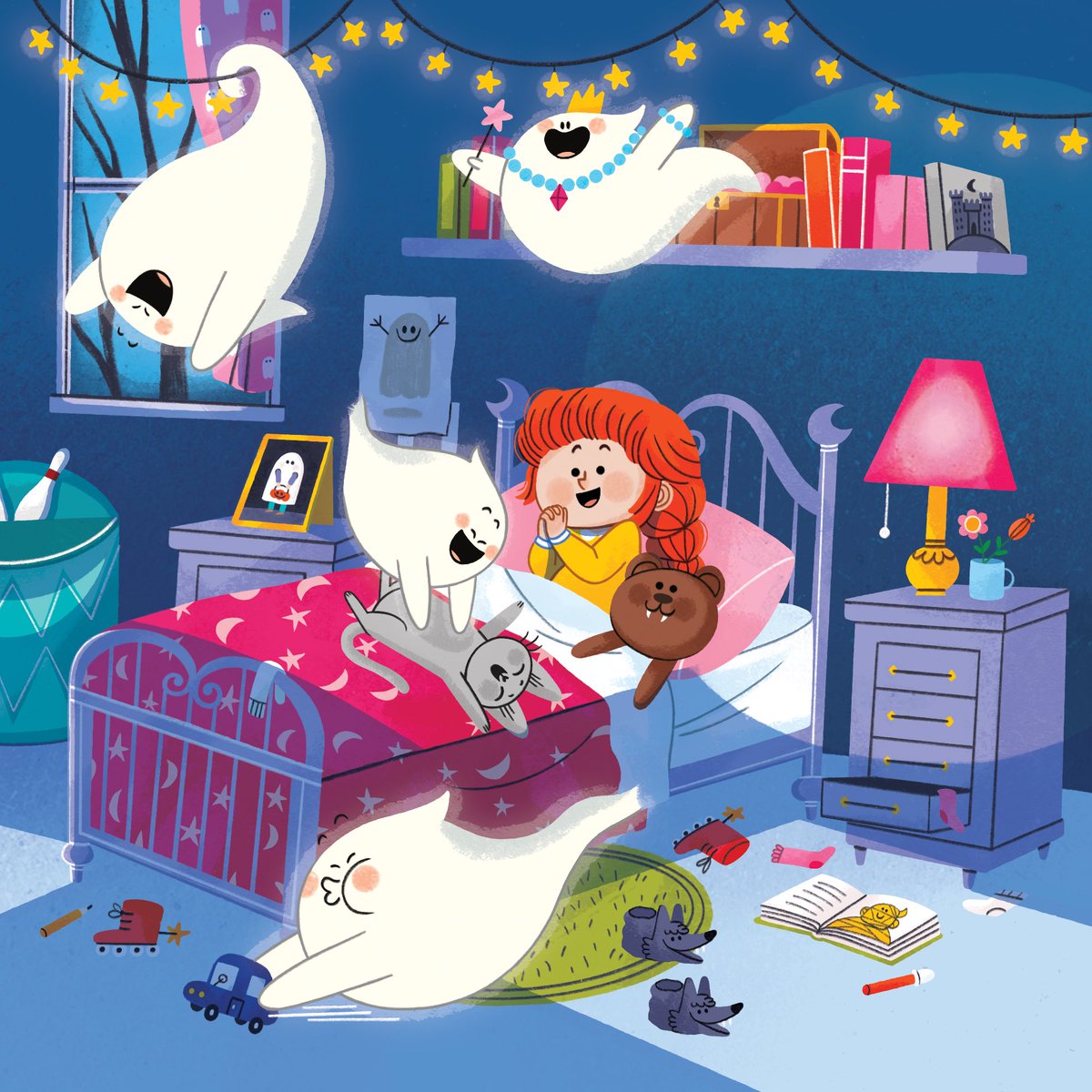 “Cute Little Boos are everywhere just waiting to surprise…”

👻 🛏️ 👻

Follow the link below to pre-order our new, interactive EEK-a-BOO series with a fun sliding-blinds push-and-pull mechanism on each spread!

👻 🛏️ 👻

🎨 by Laura Borio (<a href="/airinhtoday/">Airinhtoday</a>)

hazydellpress.com/collections/ee…