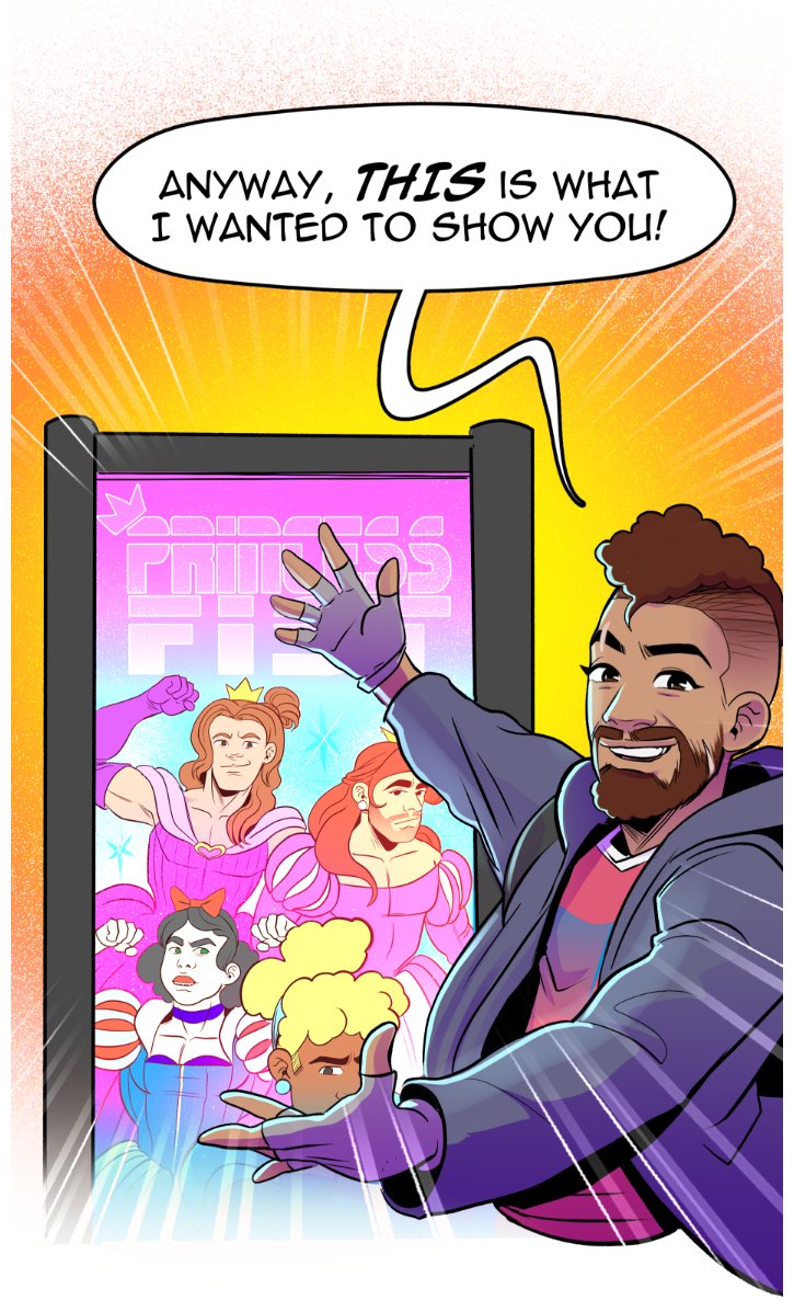 TurtleAndBug's tweet image. New episode is up. I bet you forgot we make comics, didn&apos;t you? 
tapas.io/series/Punch-D…