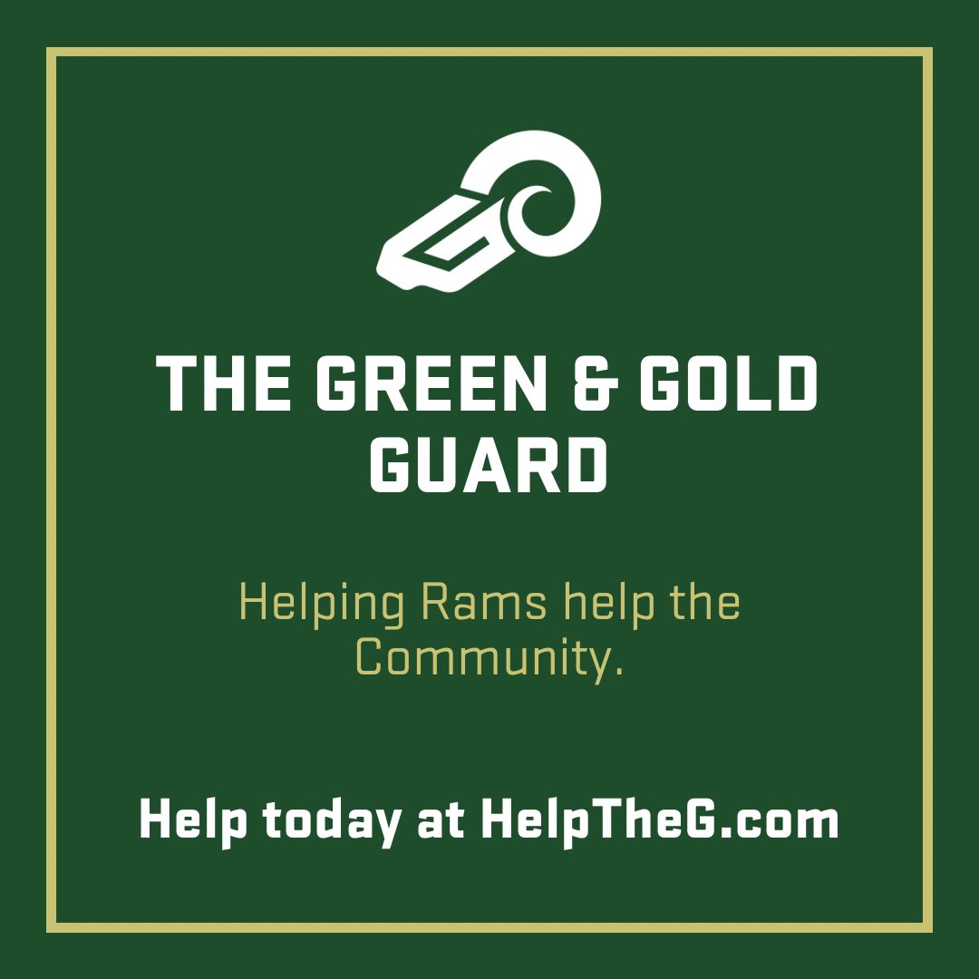 The Green &amp; Gold Guard does a great job of connecting CSU Athletes like me to the Colorado community. They need your help to continue this service. Please consider giving today.
