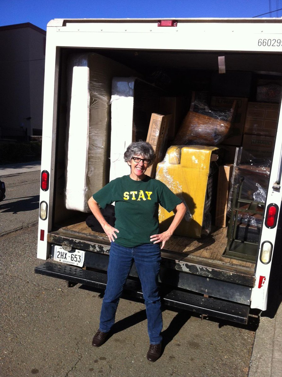 Julie98125's tweet photo. Me leaving Oakland a decade ago this week. With today’s @oaklandballers news, I think maybe I need a new shirt that says B-back. 💛💚 Good luck, guys! See you at Laney sometime next summer. https://t.co/8iA1teJE4F