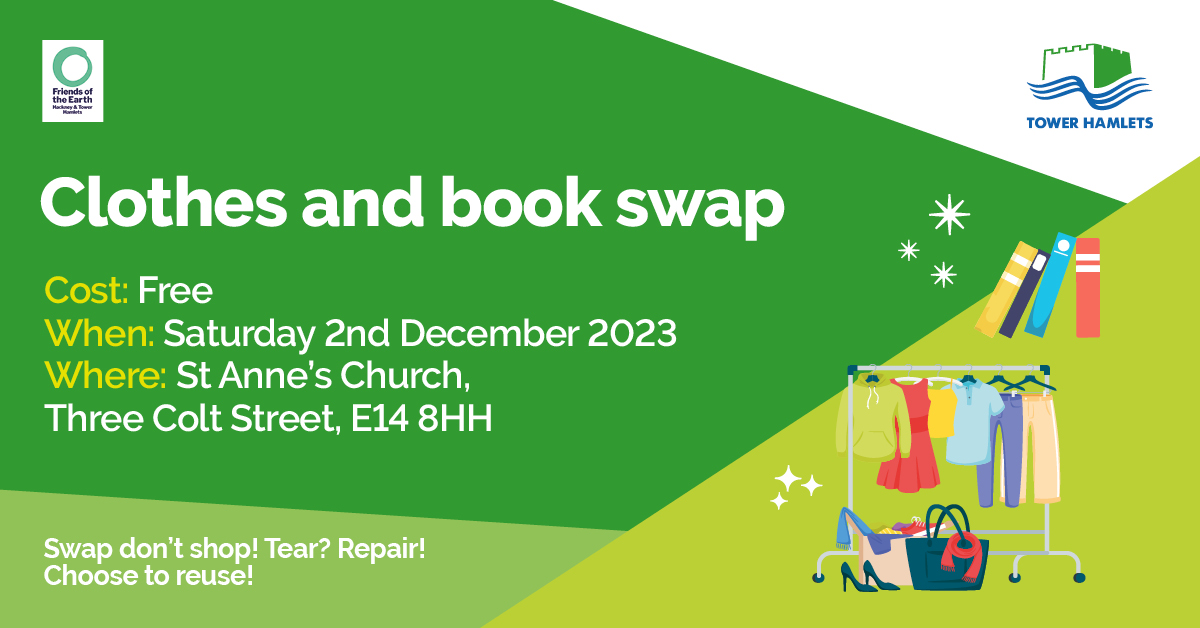 Need to do a closet clear out? Wanting to pick up some new items but also conscious about the environmental impact? 

Join us for a free and sustainable way to pick up some items for your wardrobe or bookshelf! 📚🩳👕👗💚  

More info about the event ➡️ orlo.uk/OLjxr