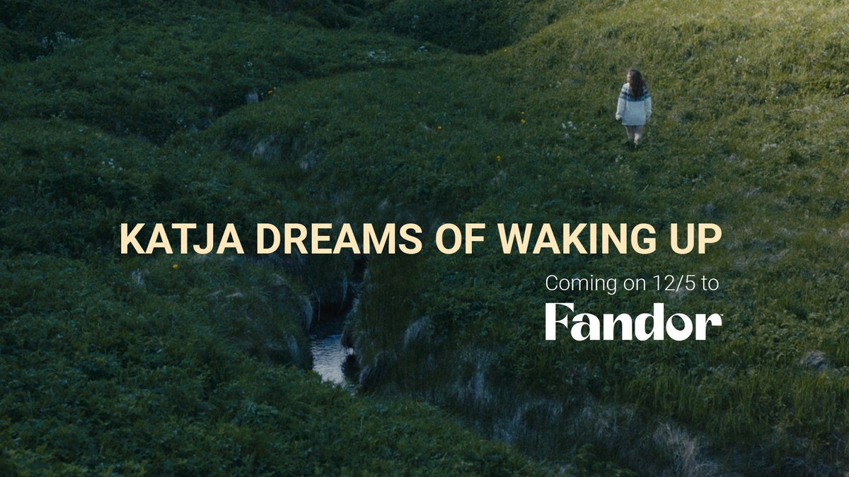 Just in time to help you cope with holiday-based anxieties, <a href="/TrulsKraneMeby/">Truls Krane Meby</a>'s KATJA DREAMS OF WAKING UP hits Fandor next week!  

A playful and poignant exploration of one woman's search for meaning in the fast-paced modern world, coming on 12/5.