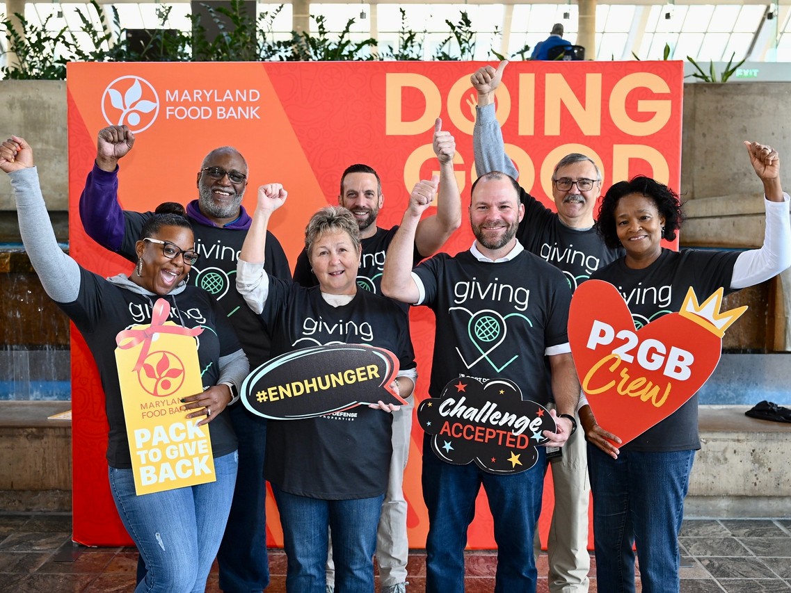 COPTDefense's tweet photo. This month, we took part in @MDFoodBank's #PackToGiveBack as one of their sponsor volunteer groups! We're proud to support initiatives like this one, and we encourage you to support a local nonprofit in any way that you can this #GivingTuesday. https://t.co/IqQ85SLkhd