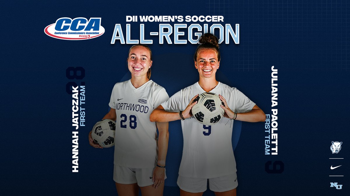 Northwood Athletics (@nutimberwolves) on Twitter photo ⚽️ ALL-REGION | Jatczak And Paoletti Highlight <a href="/Northwoodwsoc/">Northwood Women's Soccer</a> In DII CCA All-Region Honorees!!!
#RollTimbys🐺
📰: gonorthwood.com/x/ga0e1 ⚽️ ALL-REGION | Jatczak And Paoletti Highlight <a href="/Northwoodwsoc/">Northwood Women's Soccer</a> In DII CCA All-Region Honorees!!!
#RollTimbys🐺
📰: gonorthwood.com/x/ga0e1