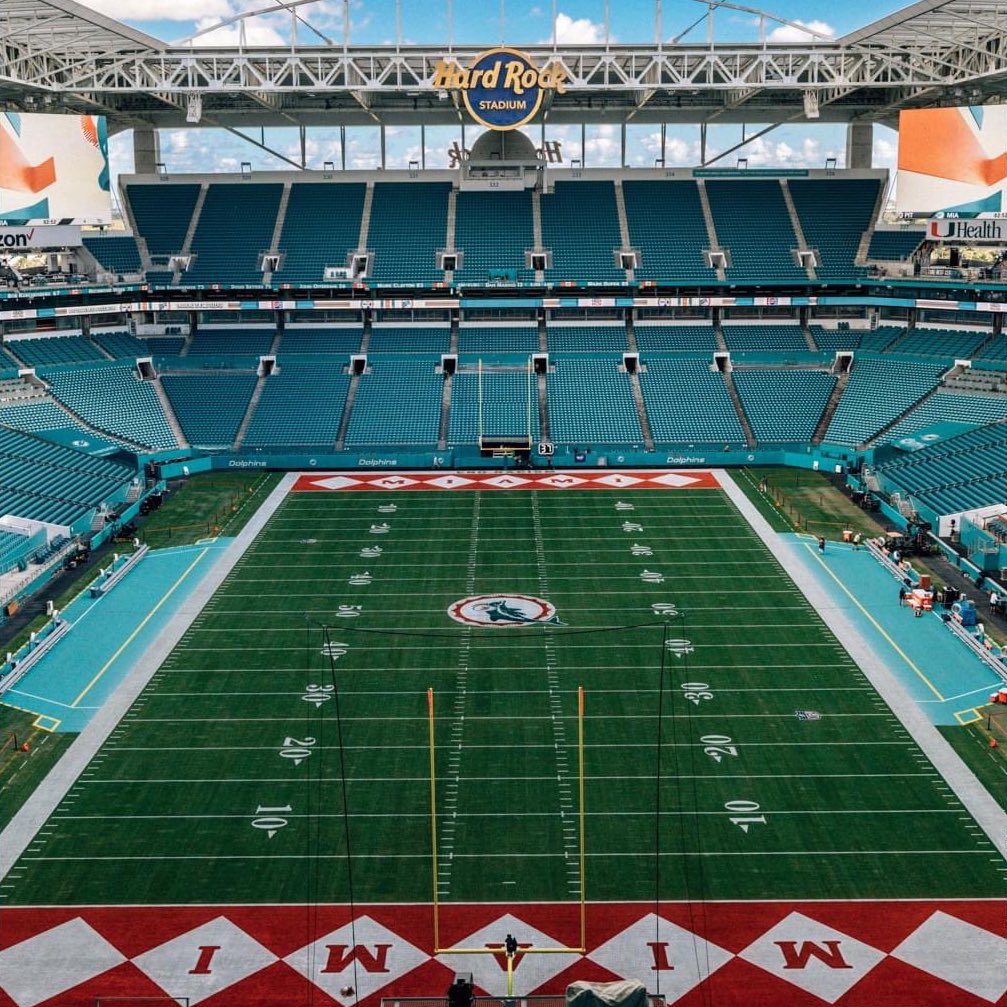 THROWBACKS4EVER's tweet photo. Per NFL rules, teams are allowed to wear alternate uniforms once during the playoffs. 

If the Miami Dolphins host a home playoff game, they NEED to bring out the throwback uniforms and field. The energy at Hard Rock stadium would be incredible…

Do you agree? https://t.co/fbYORtmoAf