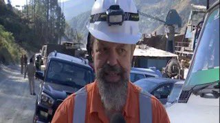 AusHCIndia's tweet photo. This is an immense achievement. Well done to the 🇮🇳 authorities for successfully evacuating all 41 workers trapped in the tunnel in #Uttarkhand. Special commendation to Australia’s Professor Arnold Dix who provided important technical support on the ground. #UttarakhandRescue https://t.co/xznn61cbOw
