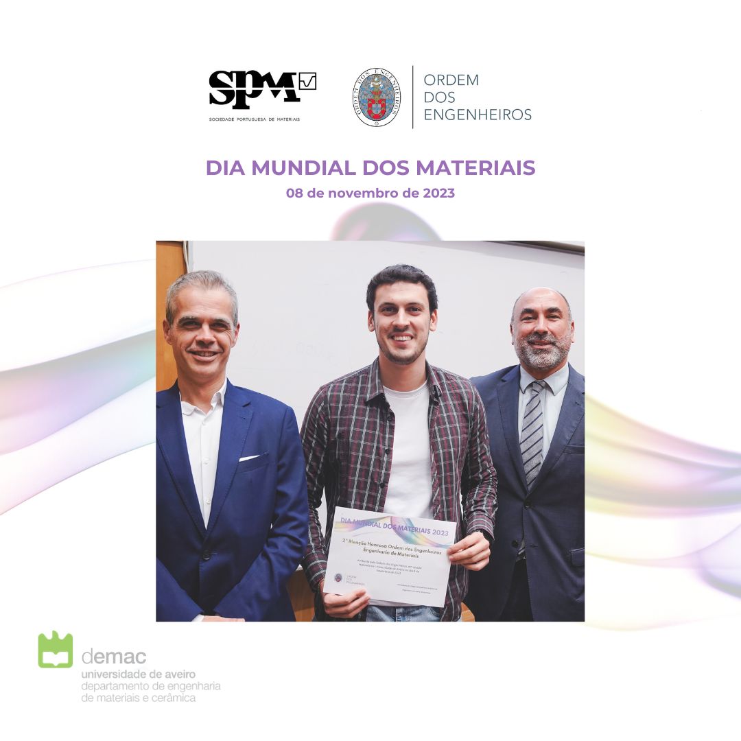 EMaRT_RG (@emart_rg) on Twitter photo Congratulations to Diogo Oliveira (@DEMaC_UnivAveir) for the honorable mention of "best" MSc. Thesis, sponsored by <a href="/spmateriais/">SPMateriais</a> ! His work was in the additive manufacturing field, and developed under the supervision of Prof. Georgina Miranda and Prof. Martinho Oliveira. Congratulations to Diogo Oliveira (@DEMaC_UnivAveir) for the honorable mention of "best" MSc. Thesis, sponsored by <a href="/spmateriais/">SPMateriais</a> ! His work was in the additive manufacturing field, and developed under the supervision of Prof. Georgina Miranda and Prof. Martinho Oliveira.