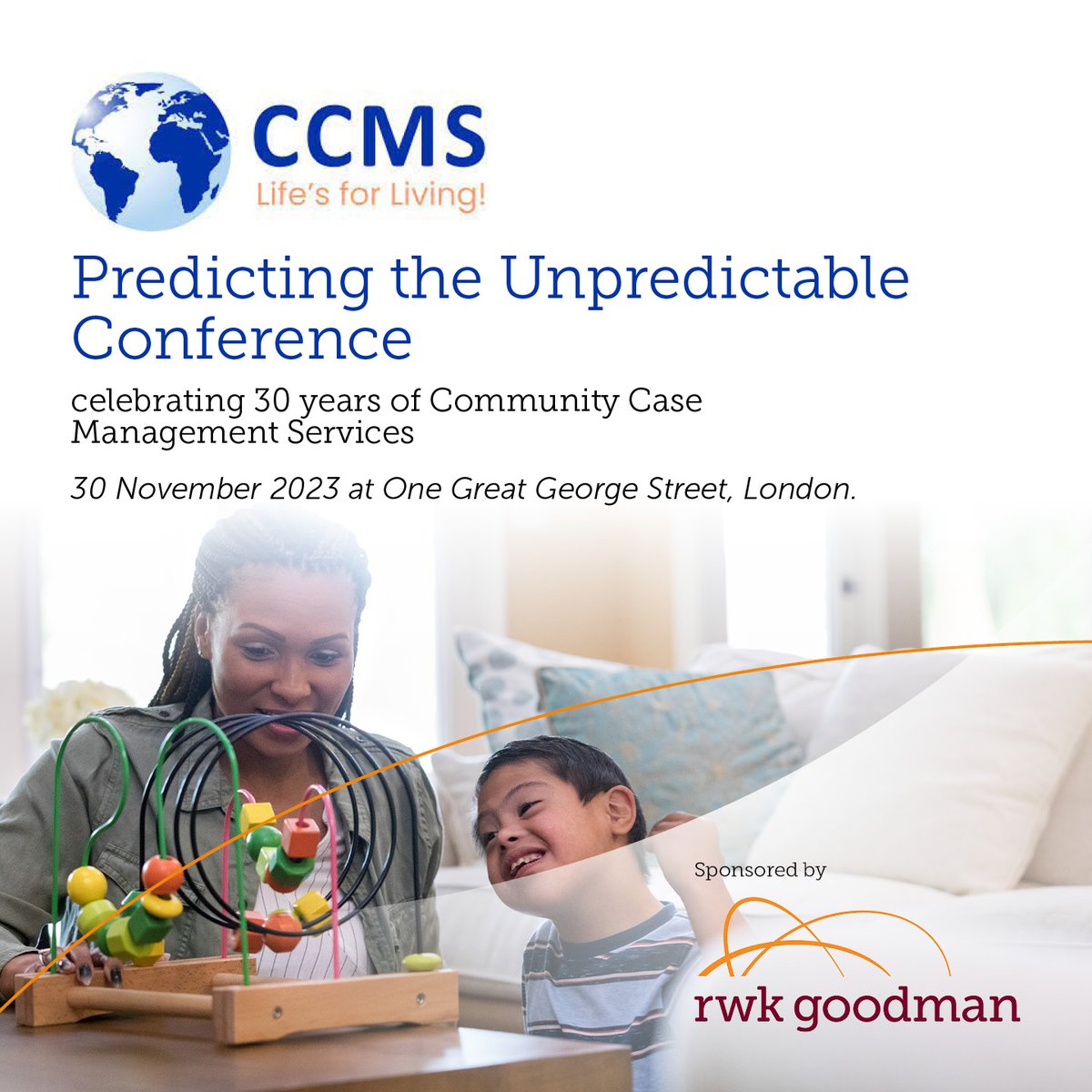 RWK Goodman (@rwkgoodman) on Twitter photo We're proud to be the headline sponsor at <a href="/CCMServicesLTD/">CCM</a>'s Predicting the Unpredictable Conference, celebrating 30 years of Community Case Management Services.
Find out more here: ccmservices.co.uk/ccms-conference
#CCMS2023 #LawFirm <a href="/AT_Conference/">Ahead Together Conference</a> <a href="/anchorpoint_abi/">anchorpoint</a> <a href="/SilverTweeters/">The Silverlining Brain Injury Charity</a> We're proud to be the headline sponsor at <a href="/CCMServicesLTD/">CCM</a>'s Predicting the Unpredictable Conference, celebrating 30 years of Community Case Management Services.
Find out more here: ccmservices.co.uk/ccms-conference
#CCMS2023 #LawFirm <a href="/AT_Conference/">Ahead Together Conference</a> <a href="/anchorpoint_abi/">anchorpoint</a> <a href="/SilverTweeters/">The Silverlining Brain Injury Charity</a>