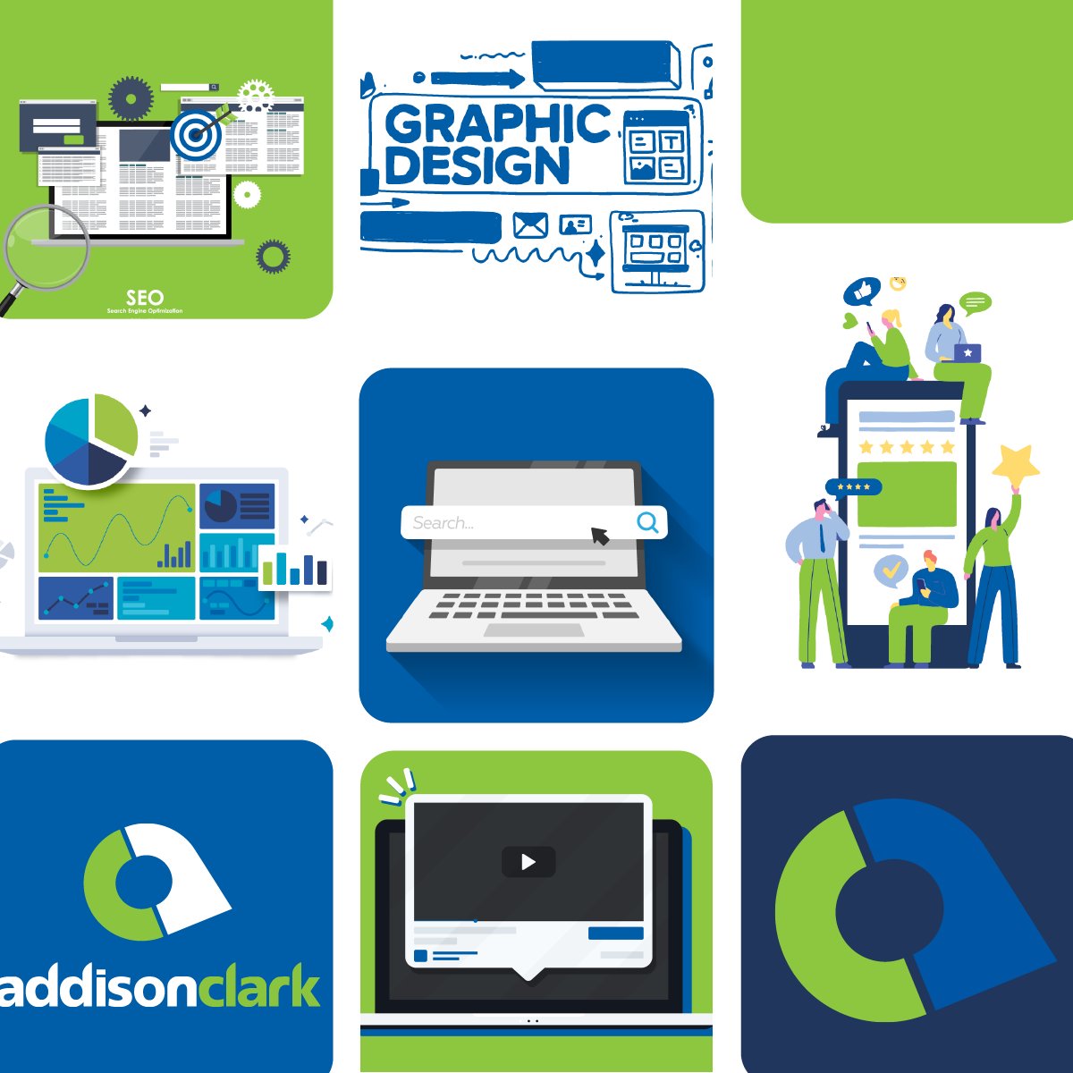 Whether you’re looking for a marketing strategy, a new website, search engine optimization, or ongoing marketing support, we’ve got you covered. Everything is under one roof at Addison Clark.

Learn more at addisonclarkonline.com

#marketingagency #rva #digitalmarketing