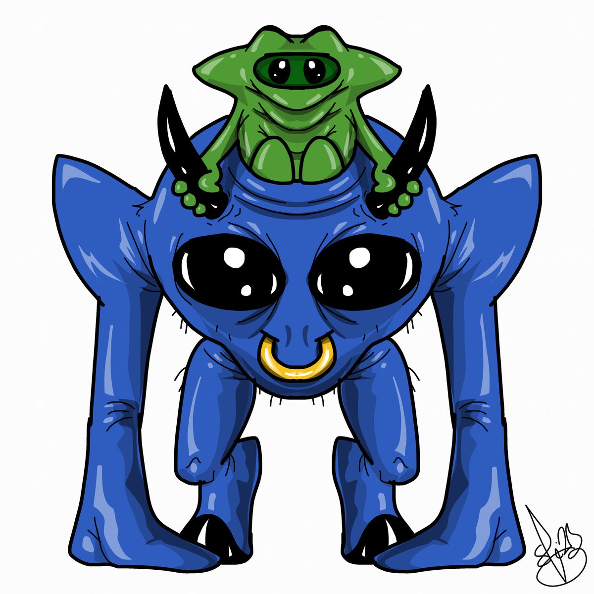 pittstop73's tweet photo. #fakemon #fakemonart #myart #oc #dailydoodle #madeinspain #madeinsketchesipad @fafflings @monsters.go @made_in_sketches #made_in_sketches  I'm trying to develop my cartoon style beyond cats, dogs and mice.  Feedback welcome.  Attempting a #gestault fakemon https://t.co/6mg889XYUl