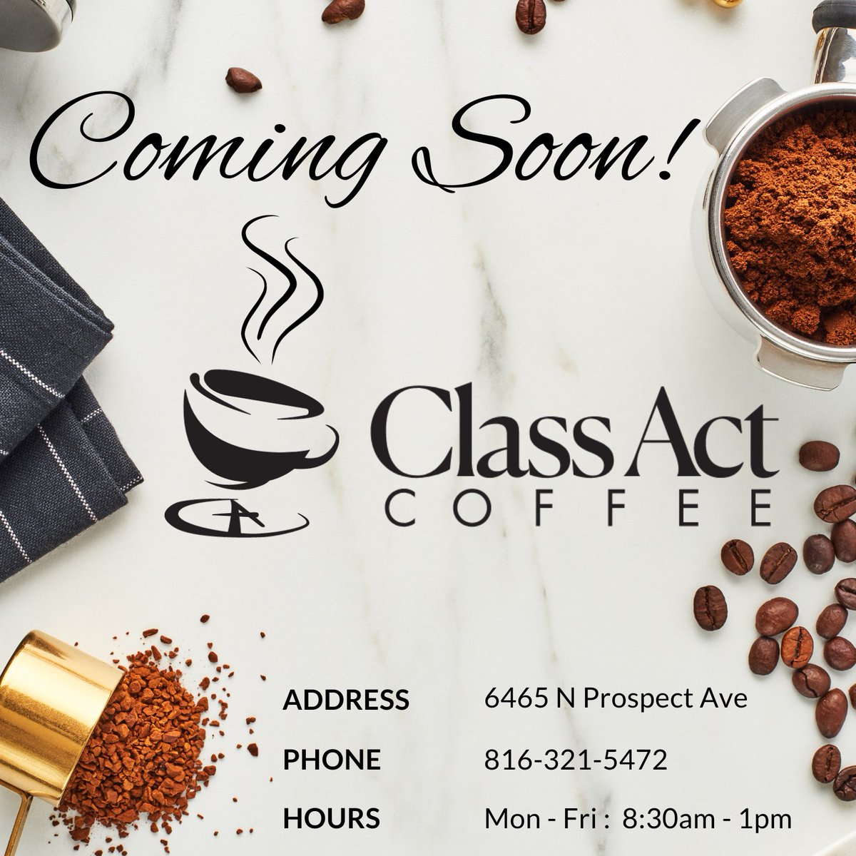 See you soon! ☕
Can't wait to welcome you and show off all we have been working on. 
#studentrun #studentrunbusiness #realworldlearning