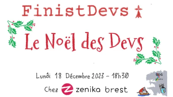 🎅 Rejoignez-nous pour "Le Noël des Devs" le 18 décembre à 18h30 chez <a href="/ZenikaBrest/">Zenika Brest</a> ! Une soirée festive. Proposez vos idées, partagez vos expériences, et célébrons la communauté des développeurs en cette saison spéciale ! 🎄👩‍💻👨‍💻 #FinistDevs #NoëlDesDevs meetup.com/finistdevs/eve…