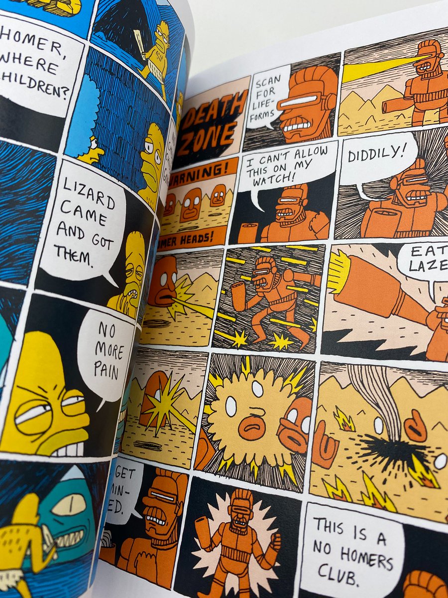 I'm awaiting stock on 100% Unofficial Simpsons Comix, but I have some discounted stock still available for purchase!
It's a UK exclusive deal, with free postage. 
jackteagle.bigcartel.com/product/100-un…