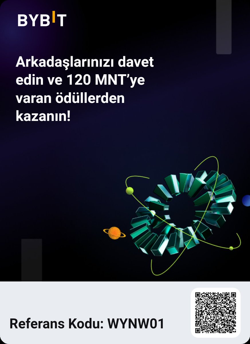 Bu Launchpad erkinliğine katılarak benimle birlikte Bybit’te gelecek vadeden projelerin tokenlerine erkenden erişim hakkı kazan! Buraya Tıkla: bybit.com/tr-TR/trade/sp…
bybit.com/tr-TR/trade/sp…