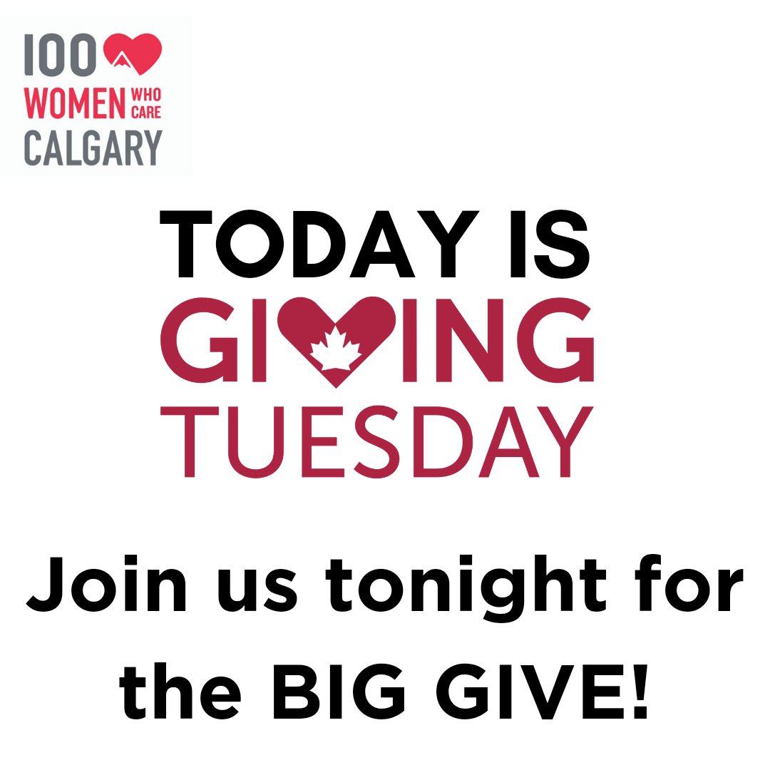 It's Giving Tuesday! Join us for the BIG GIVE! 💯❤️
Registration opens at 6:30 PM.
Meeting starts at 7:00 PM sharp!
Stay for the 8:00 pm Social Hour sponsored by <a href="/fireant_luxury/">Fire Ant Contracting</a>
Eaglequest Douglasdale Golf 
7 Douglas Woods Dr SE
<a href="/EQGolf/">Douglasdale Golf</a> #GivingTuesdayCA 100womencalgary.com